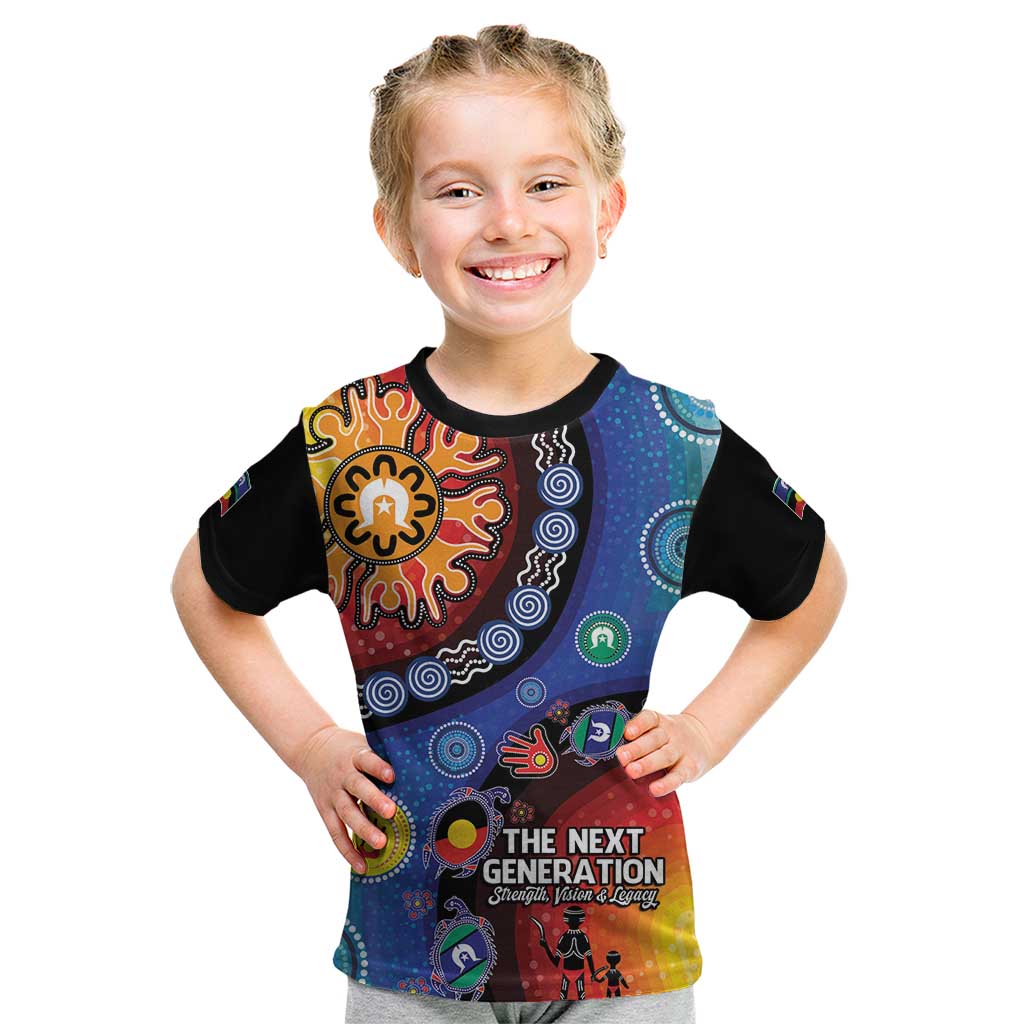 NAIDOC 2025 Our Voices Their Legacy Kid T Shirt