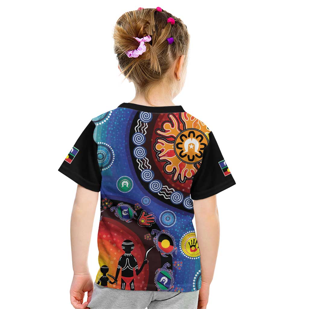 NAIDOC 2025 Our Voices Their Legacy Kid T Shirt