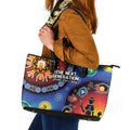 NAIDOC 2025 Our Voices Their Legacy Leather Tote Bag