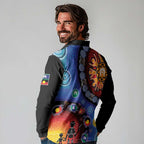 NAIDOC 2025 Our Voices Their Legacy Long Sleeve Polo Shirt