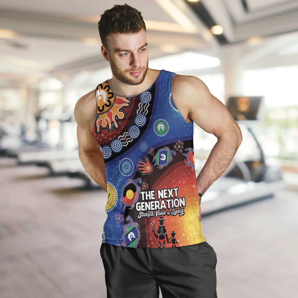 NAIDOC 2025 Our Voices Their Legacy Men Tank Top