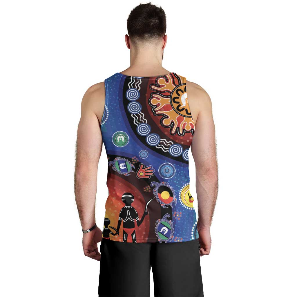 NAIDOC 2025 Our Voices Their Legacy Men Tank Top
