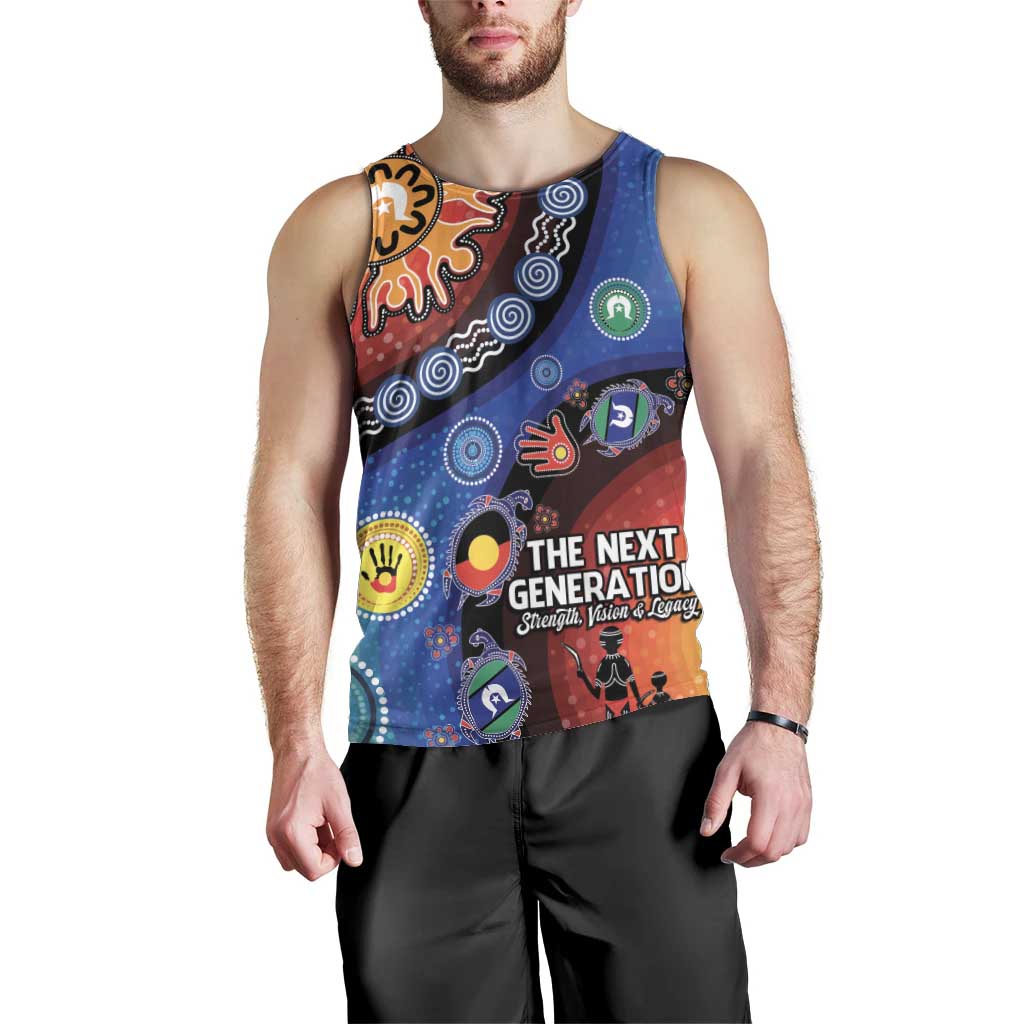 NAIDOC 2025 Our Voices Their Legacy Men Tank Top