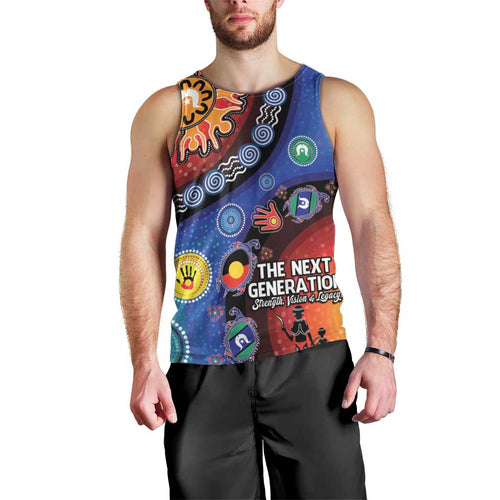 NAIDOC 2025 Our Voices Their Legacy Men Tank Top