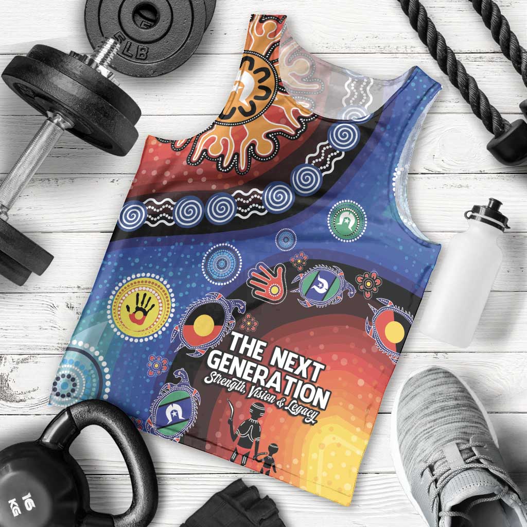 NAIDOC 2025 Our Voices Their Legacy Men Tank Top