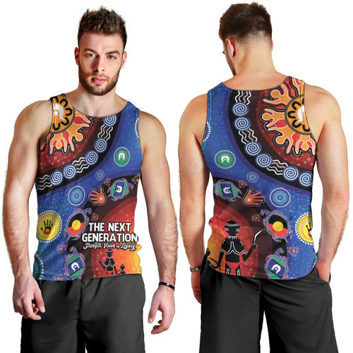 NAIDOC 2025 Our Voices Their Legacy Men Tank Top