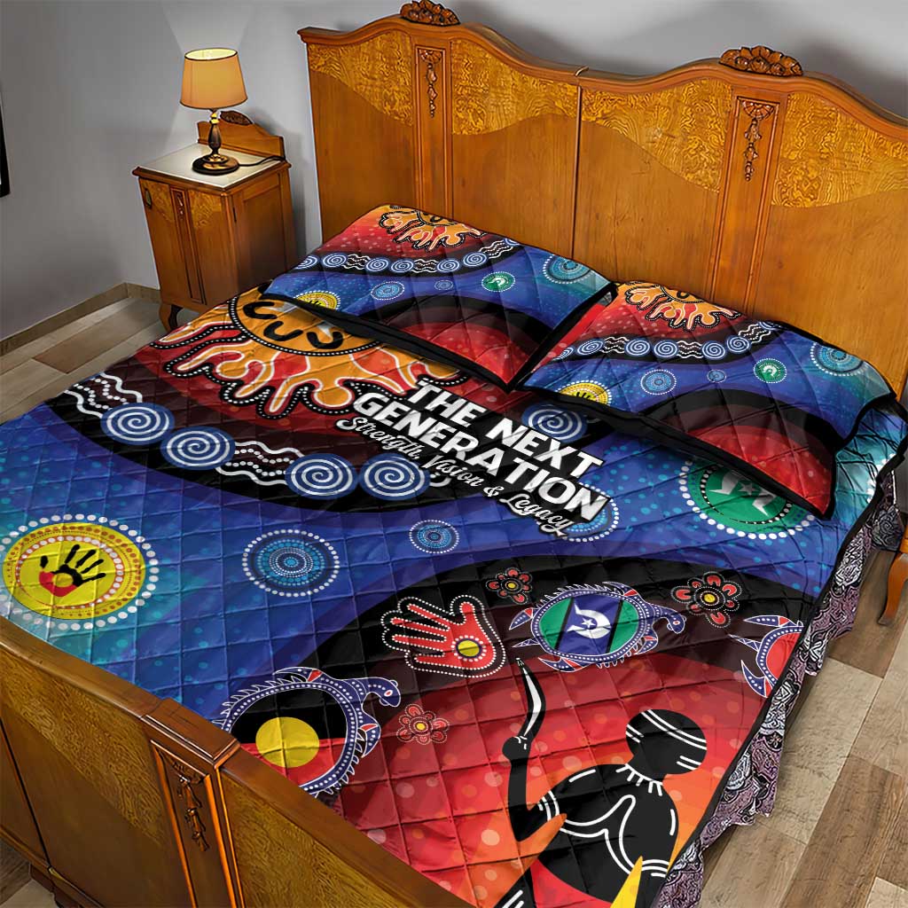 NAIDOC 2025 Our Voices Their Legacy Quilt Bed Set