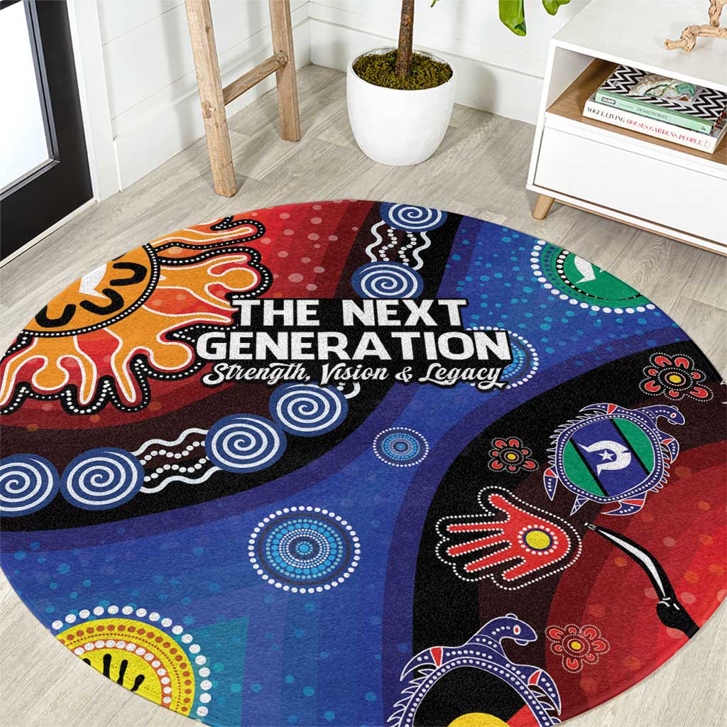 NAIDOC 2025 Our Voices Their Legacy Round Carpet