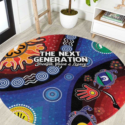 NAIDOC 2025 Our Voices Their Legacy Round Carpet