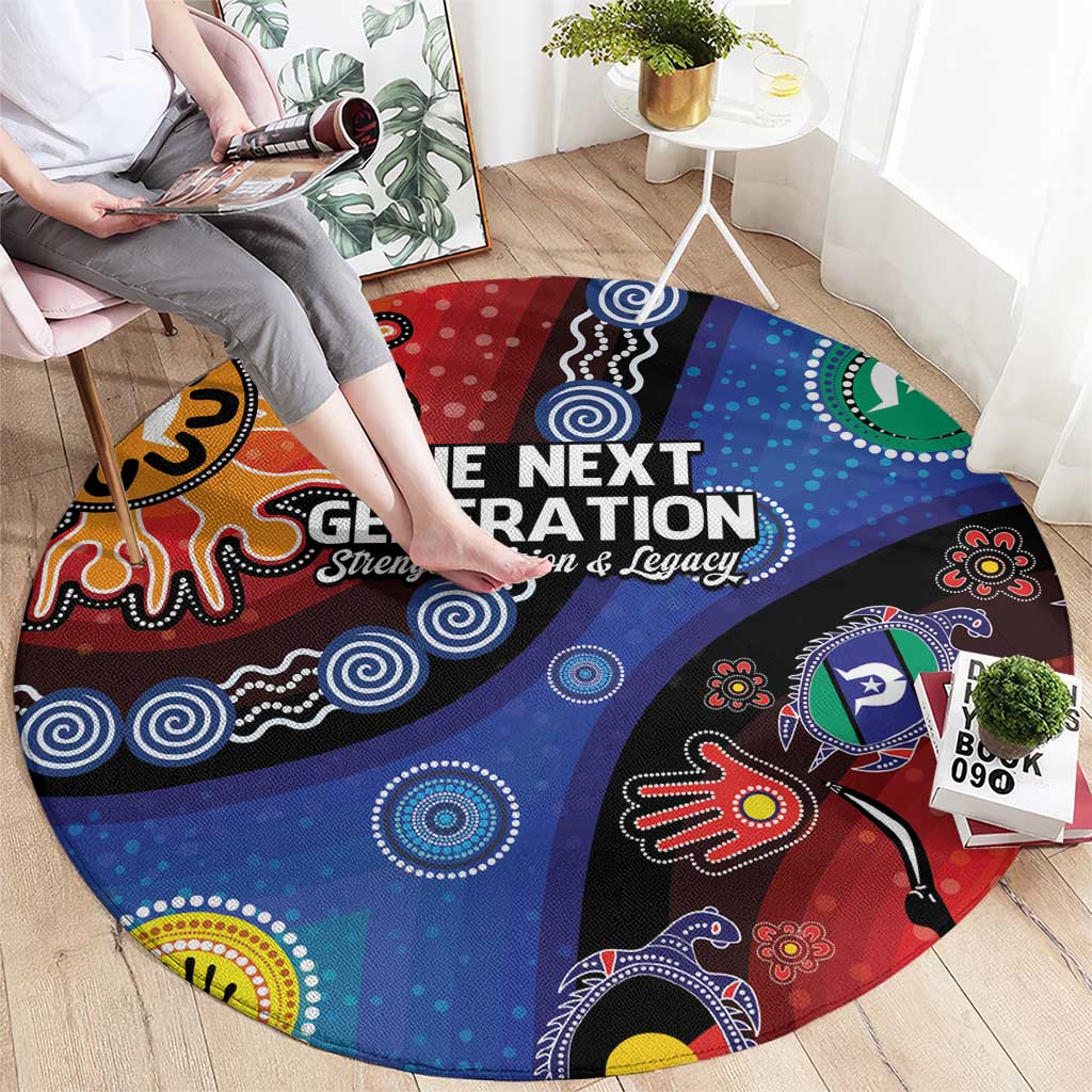 NAIDOC 2025 Our Voices Their Legacy Round Carpet