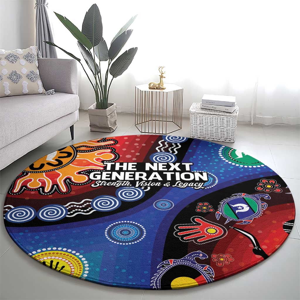 NAIDOC 2025 Our Voices Their Legacy Round Carpet