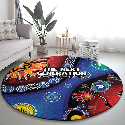 NAIDOC 2025 Our Voices Their Legacy Round Carpet