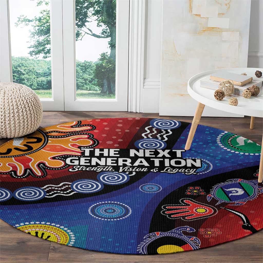 NAIDOC 2025 Our Voices Their Legacy Round Carpet