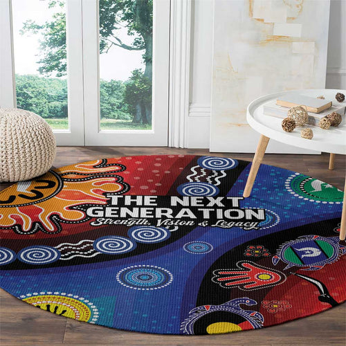 NAIDOC 2025 Our Voices Their Legacy Round Carpet