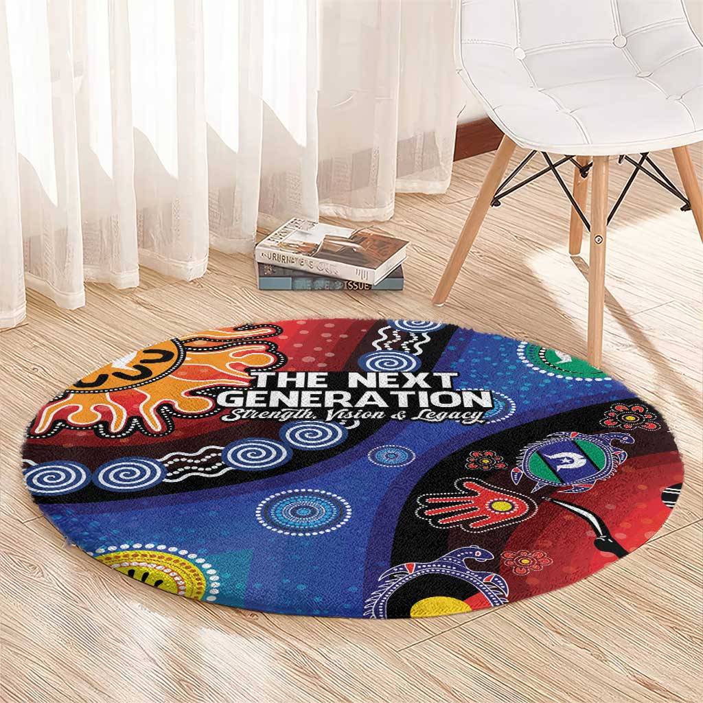 NAIDOC 2025 Our Voices Their Legacy Round Carpet