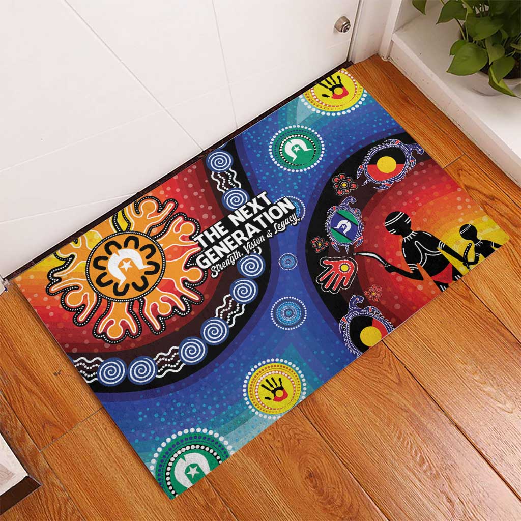 NAIDOC 2025 Our Voices Their Legacy Rubber Doormat