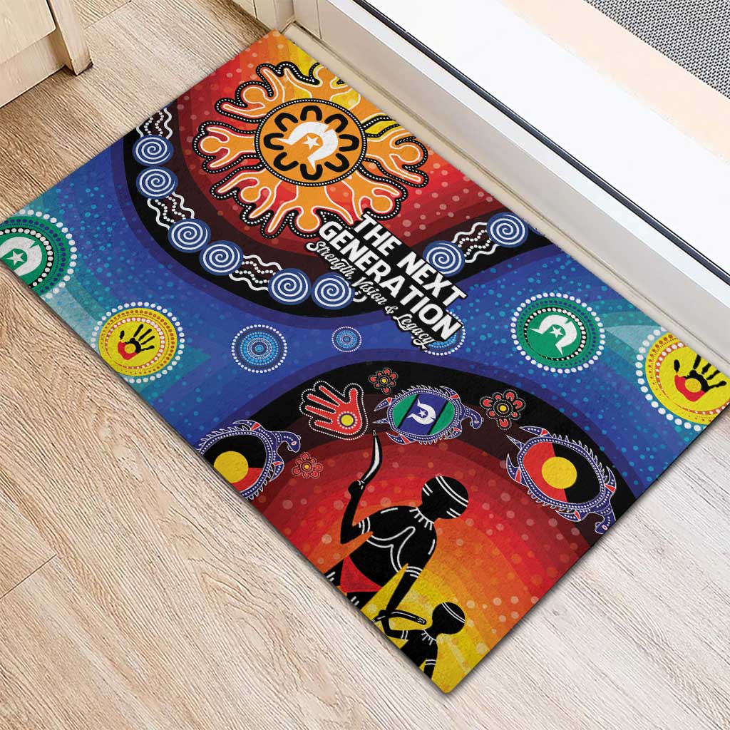 NAIDOC 2025 Our Voices Their Legacy Rubber Doormat