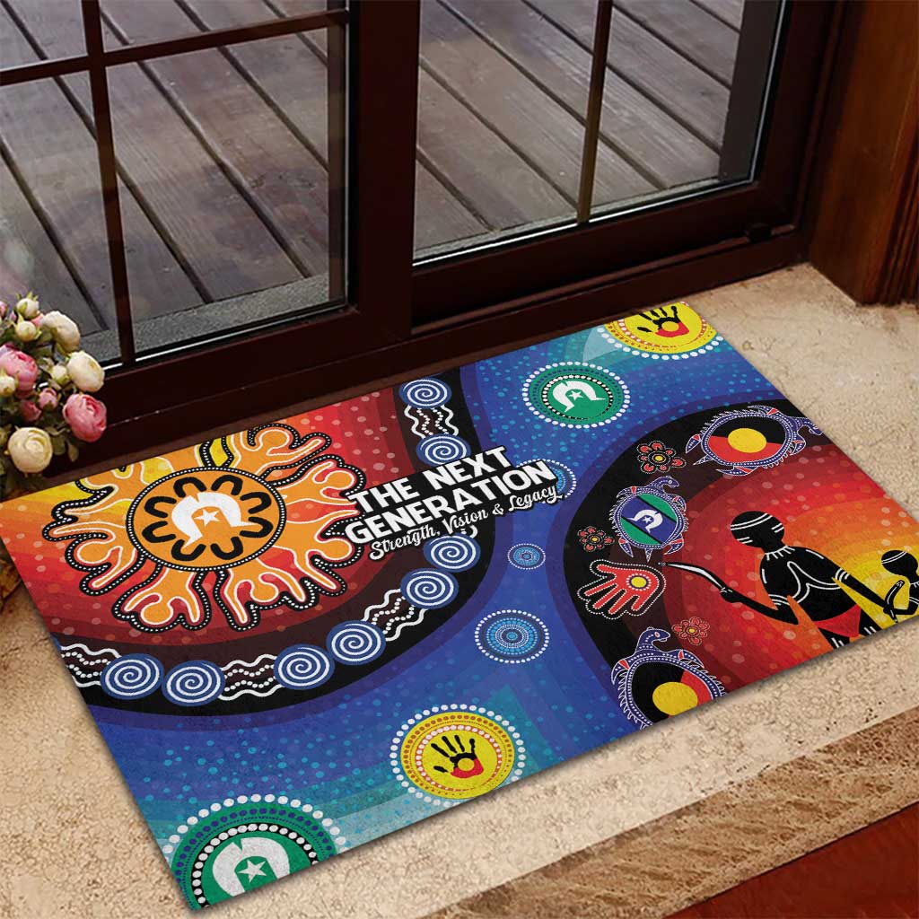 NAIDOC 2025 Our Voices Their Legacy Rubber Doormat