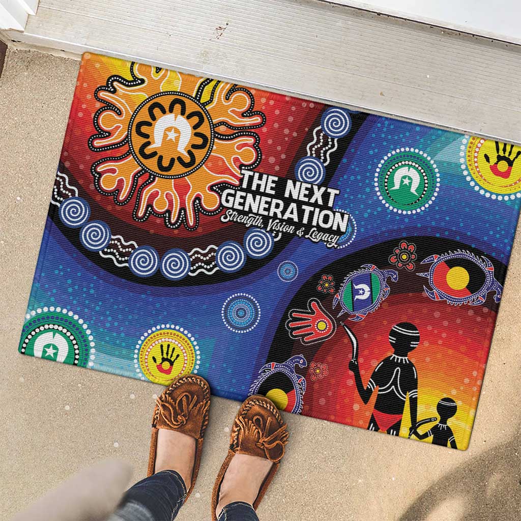 NAIDOC 2025 Our Voices Their Legacy Rubber Doormat