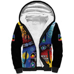 NAIDOC 2025 Our Voices Their Legacy Sherpa Hoodie