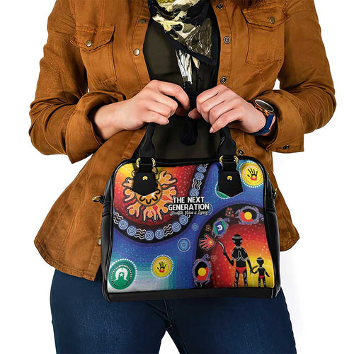 NAIDOC 2025 Our Voices Their Legacy Shoulder Handbag