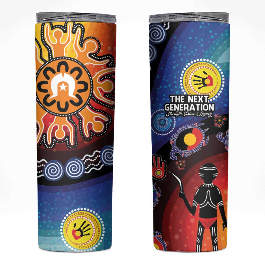 NAIDOC 2025 Our Voices Their Legacy Skinny Tumbler