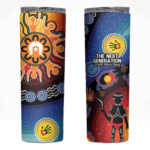 NAIDOC 2025 Our Voices Their Legacy Skinny Tumbler