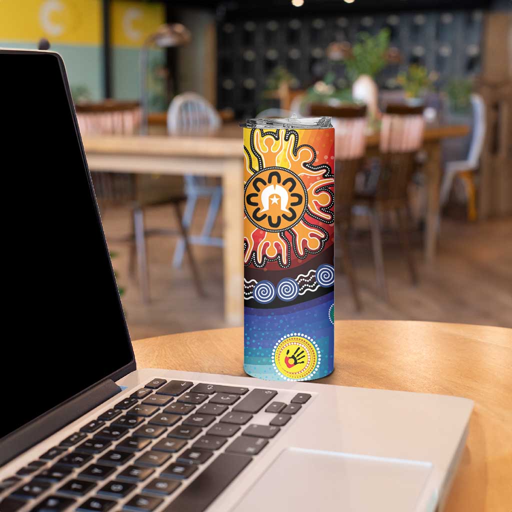 NAIDOC 2025 Our Voices Their Legacy Skinny Tumbler
