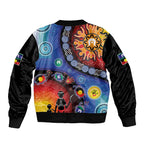 NAIDOC 2025 Our Voices Their Legacy Sleeve Zip Bomber Jacket