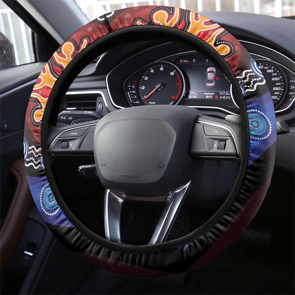 NAIDOC 2025 Our Voices Their Legacy Steering Wheel Cover