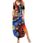 NAIDOC 2025 Our Voices Their Legacy Summer Maxi Dress