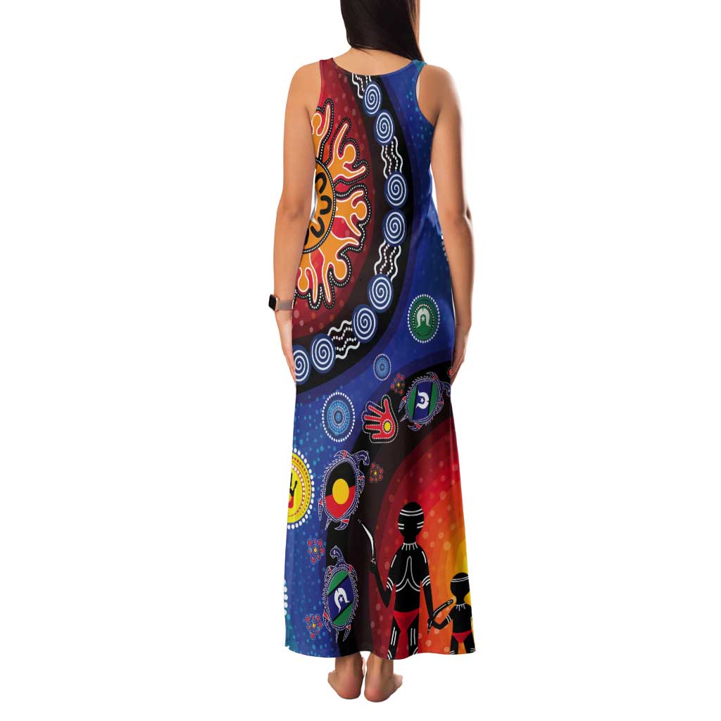 NAIDOC 2025 Our Voices Their Legacy Tank Maxi Dress