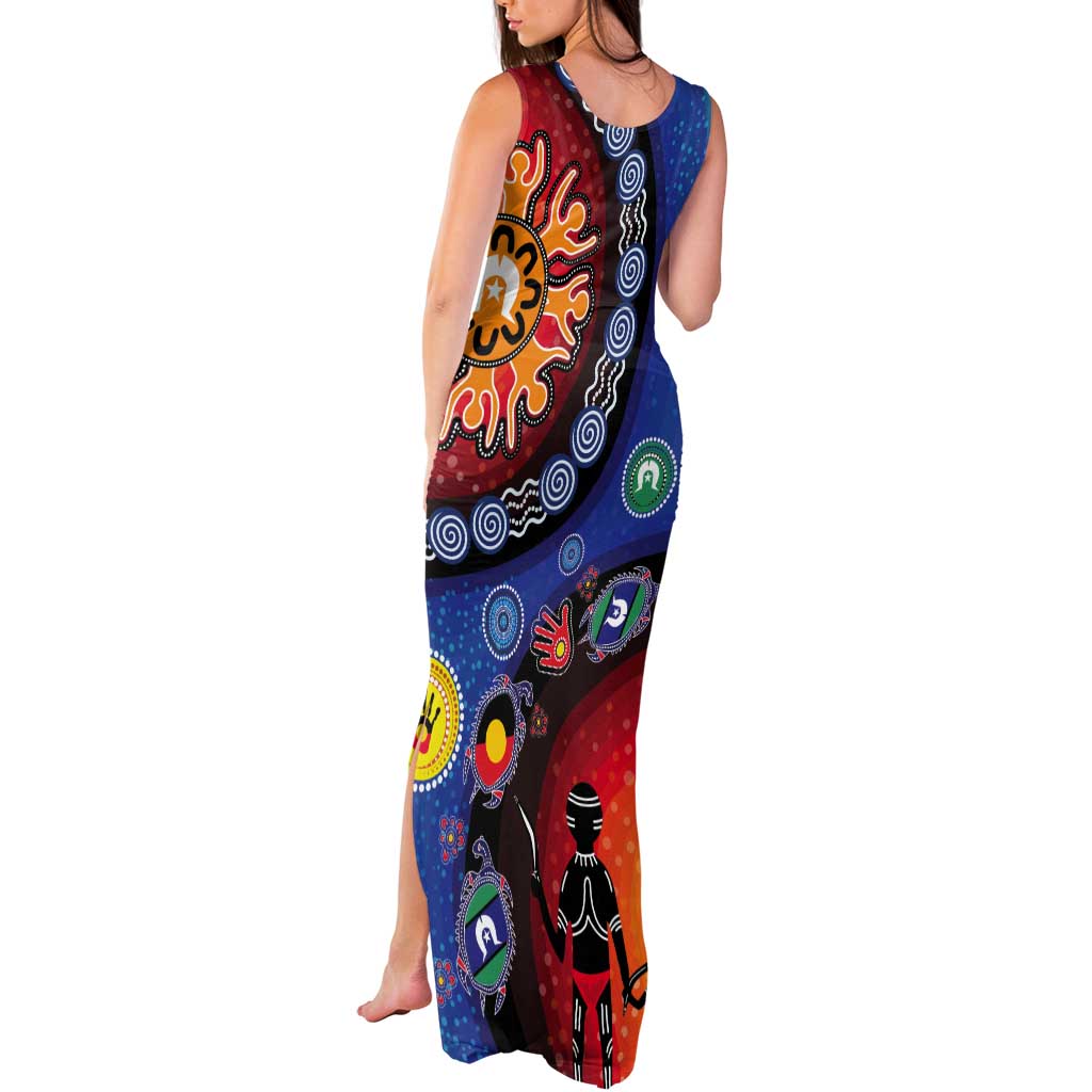 NAIDOC 2025 Our Voices Their Legacy Tank Maxi Dress