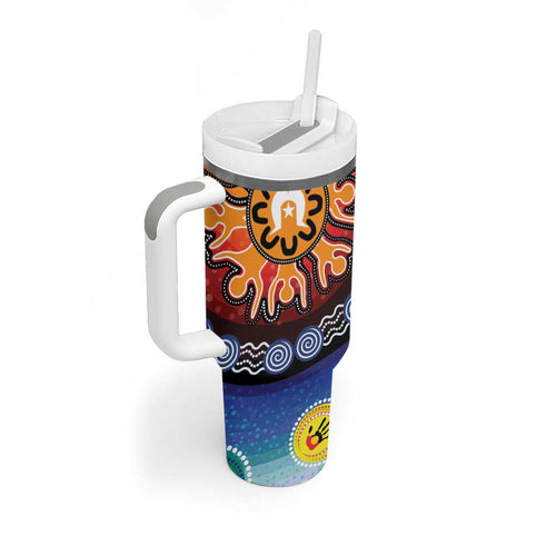 NAIDOC 2025 Our Voices Their Legacy Tumbler With Handle