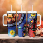 NAIDOC 2025 Our Voices Their Legacy Tumbler With Handle