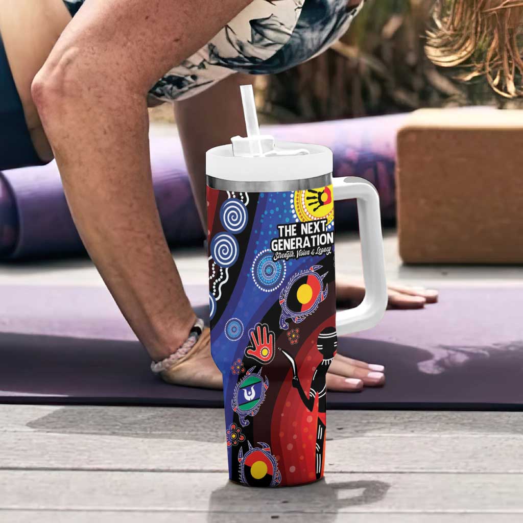 NAIDOC 2025 Our Voices Their Legacy Tumbler With Handle