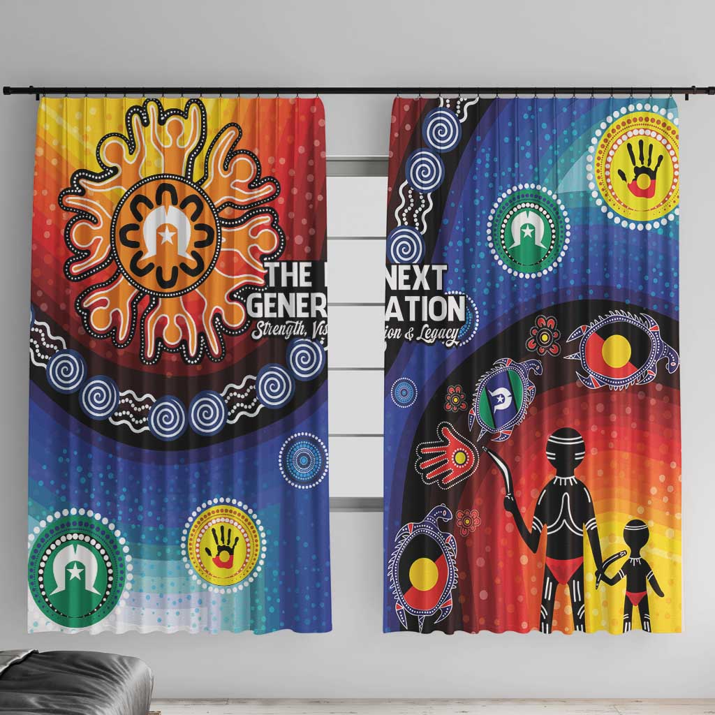 NAIDOC 2025 Our Voices Their Legacy Window Curtain