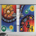 NAIDOC 2025 Our Voices Their Legacy Window Curtain