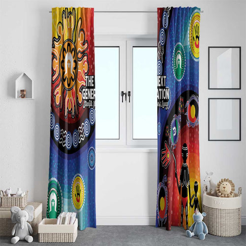 NAIDOC 2025 Our Voices Their Legacy Window Curtain