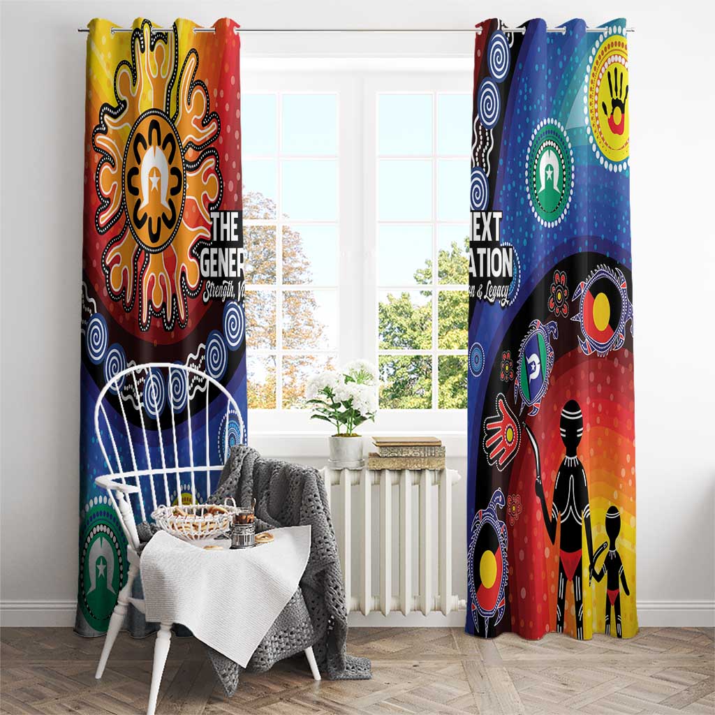 NAIDOC 2025 Our Voices Their Legacy Window Curtain