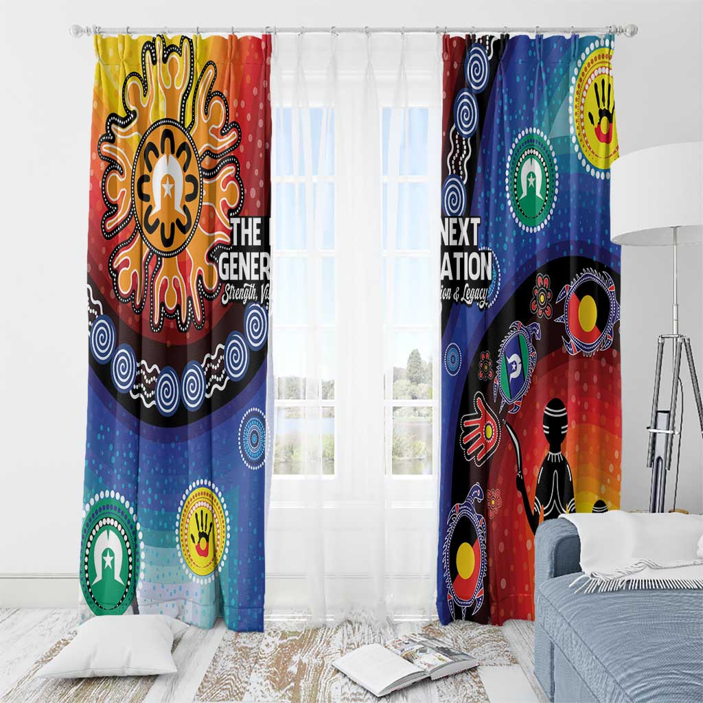 NAIDOC 2025 Our Voices Their Legacy Window Curtain