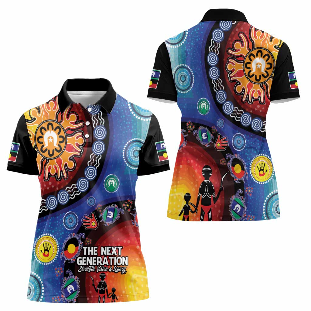 NAIDOC 2025 Our Voices Their Legacy Women Polo Shirt