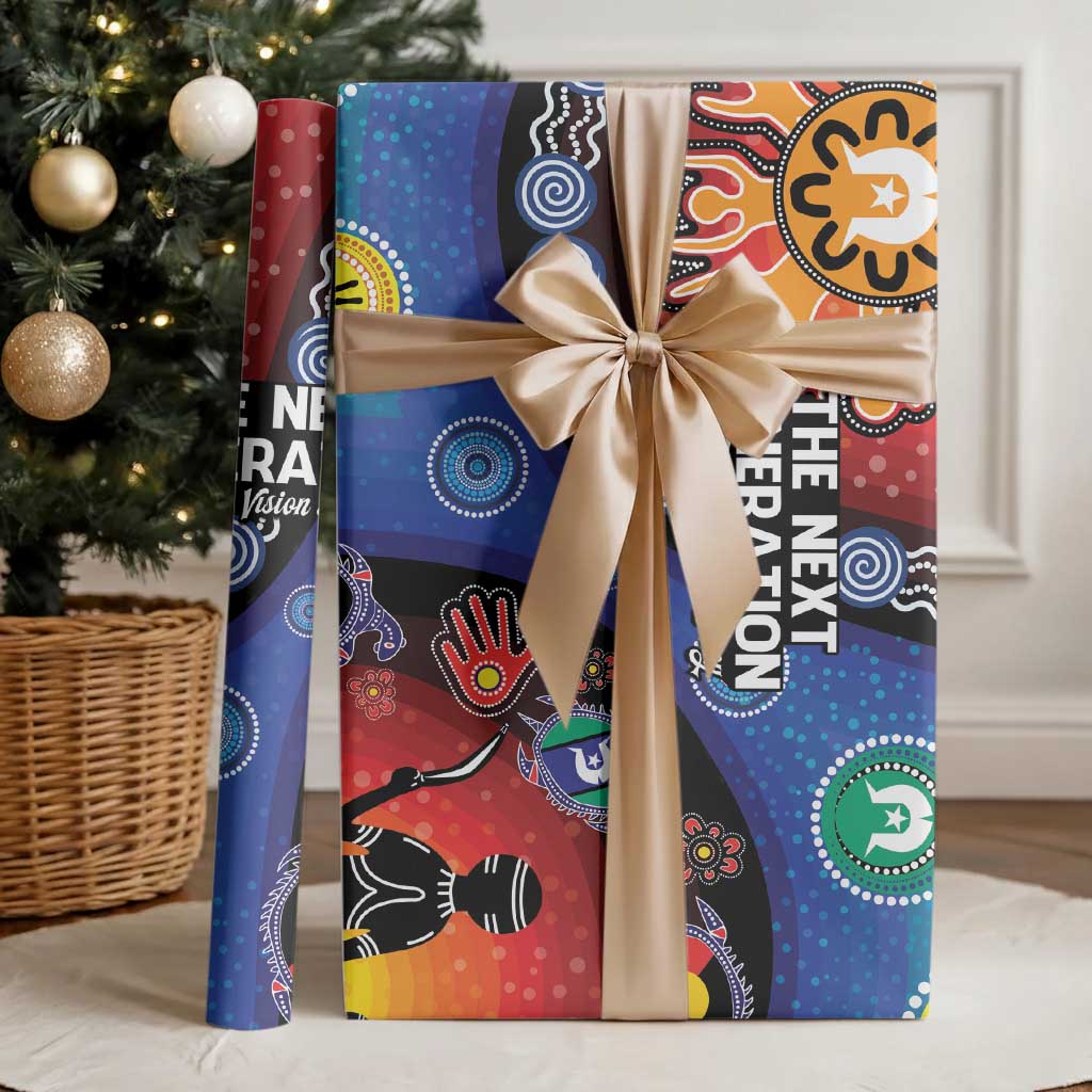 NAIDOC 2025 Our Voices Their Legacy Wrapping Paper - Aussie Hoodie