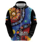 NAIDOC 2025 Our Voices Their Legacy Zip Hoodie