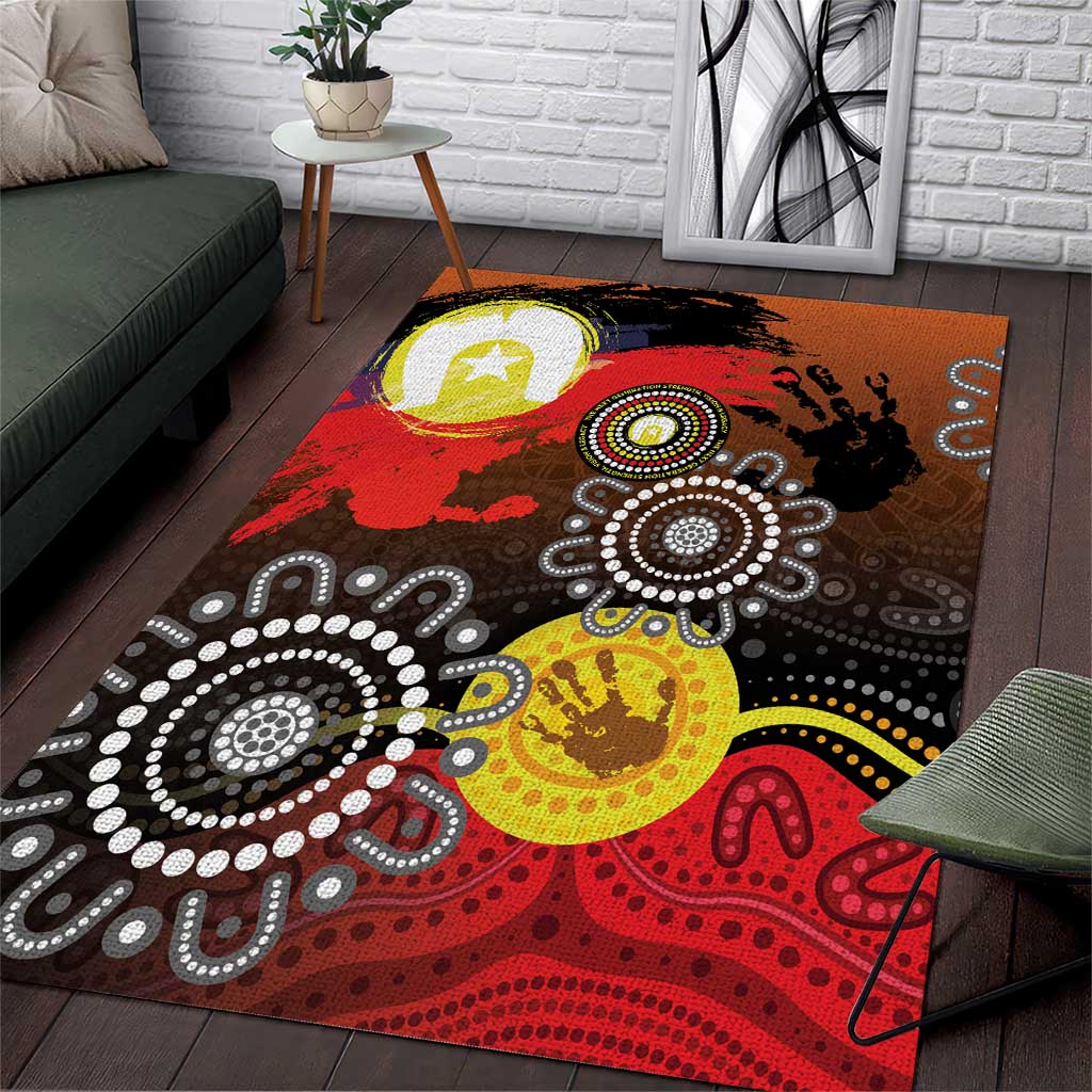NAIDOC 2025 The Next Generation Area Rug Aboriginal-Islanders Inspired Story