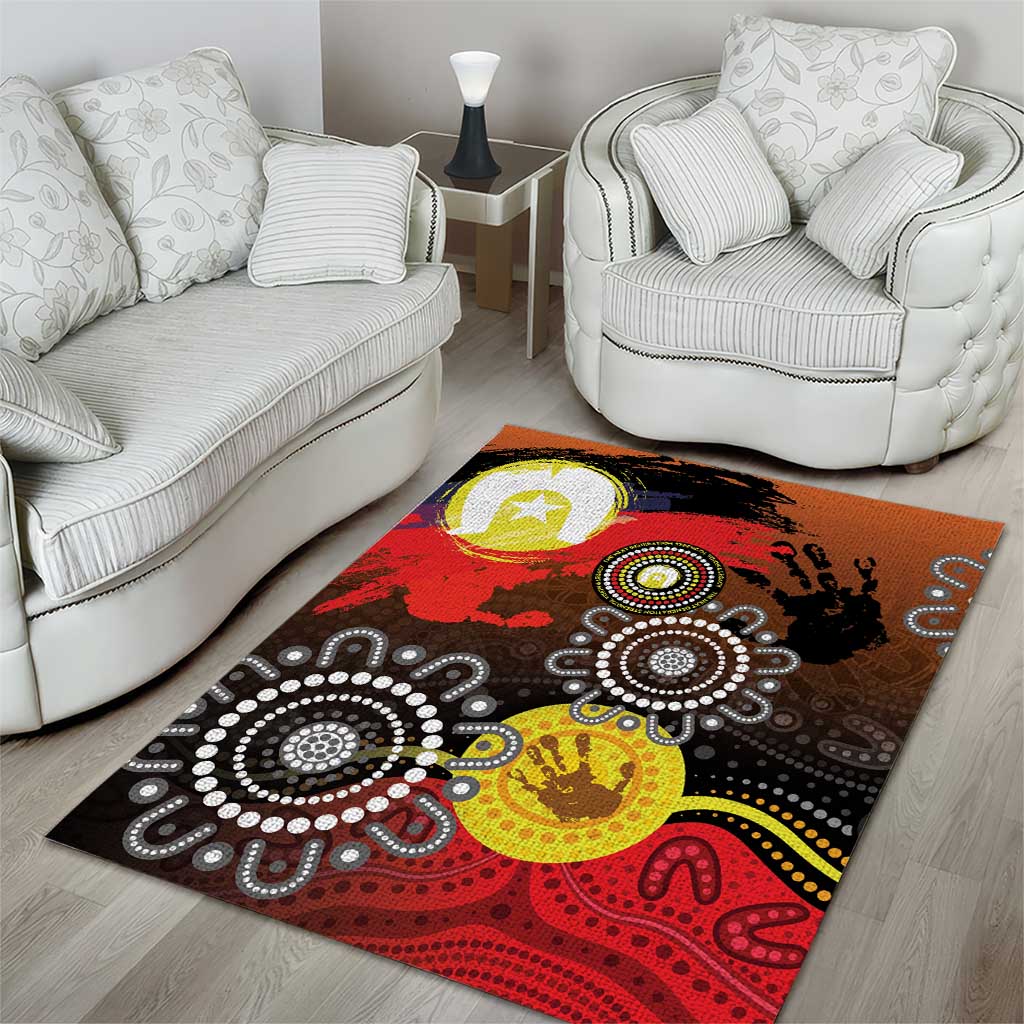 NAIDOC 2025 The Next Generation Area Rug Aboriginal-Islanders Inspired Story