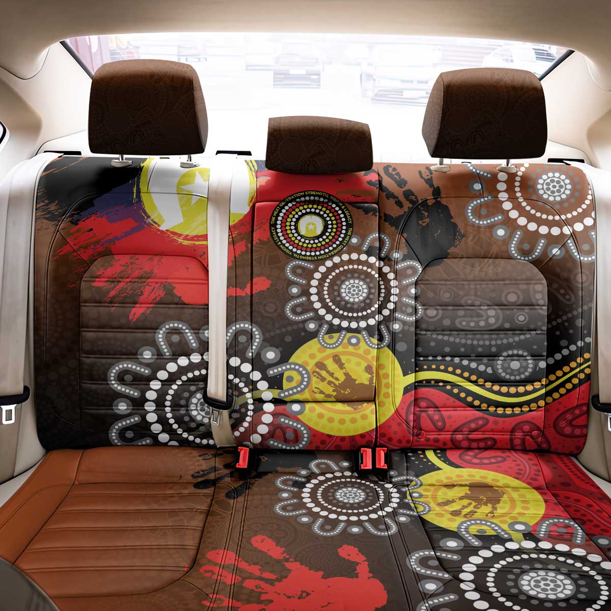 NAIDOC 2025 The Next Generation Back Car Seat Cover Aboriginal-Islanders Inspired Story