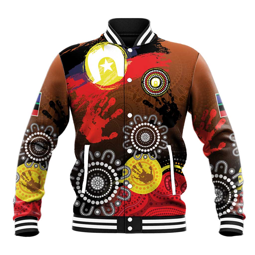 NAIDOC 2025 The Next Generation Baseball Jacket Aboriginal-Islanders Inspired Story