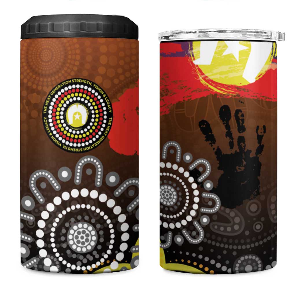 NAIDOC 2025 The Next Generation 4 in 1 Can Cooler Tumbler Aboriginal-Islanders Inspired Story