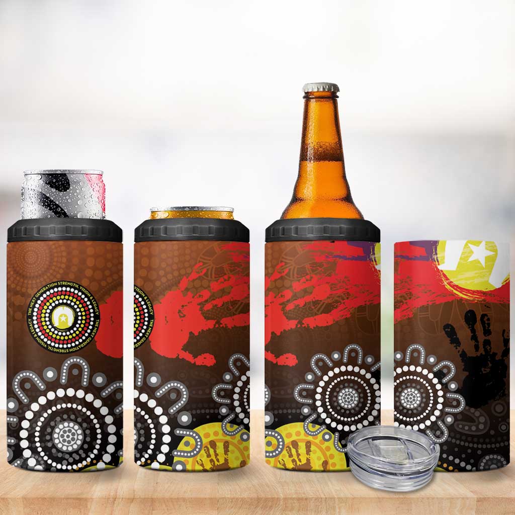 NAIDOC 2025 The Next Generation 4 in 1 Can Cooler Tumbler Aboriginal-Islanders Inspired Story